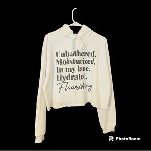 Minimalist Crop Hoodie